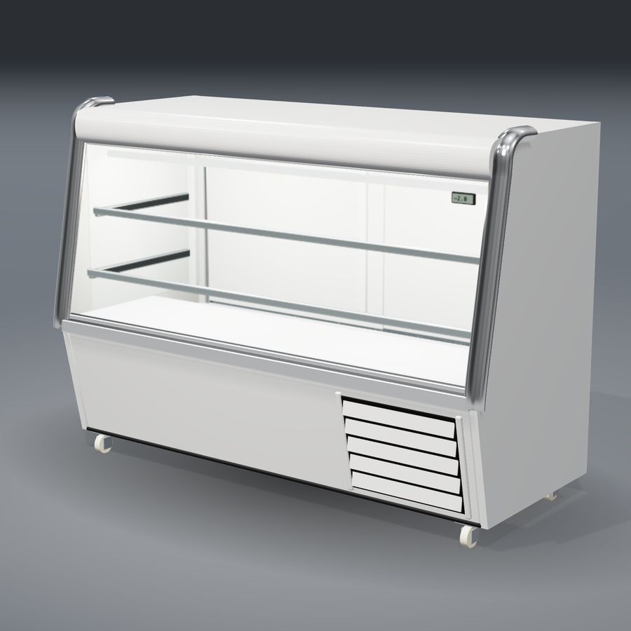 Vitrina MR blanca con vidrio recto